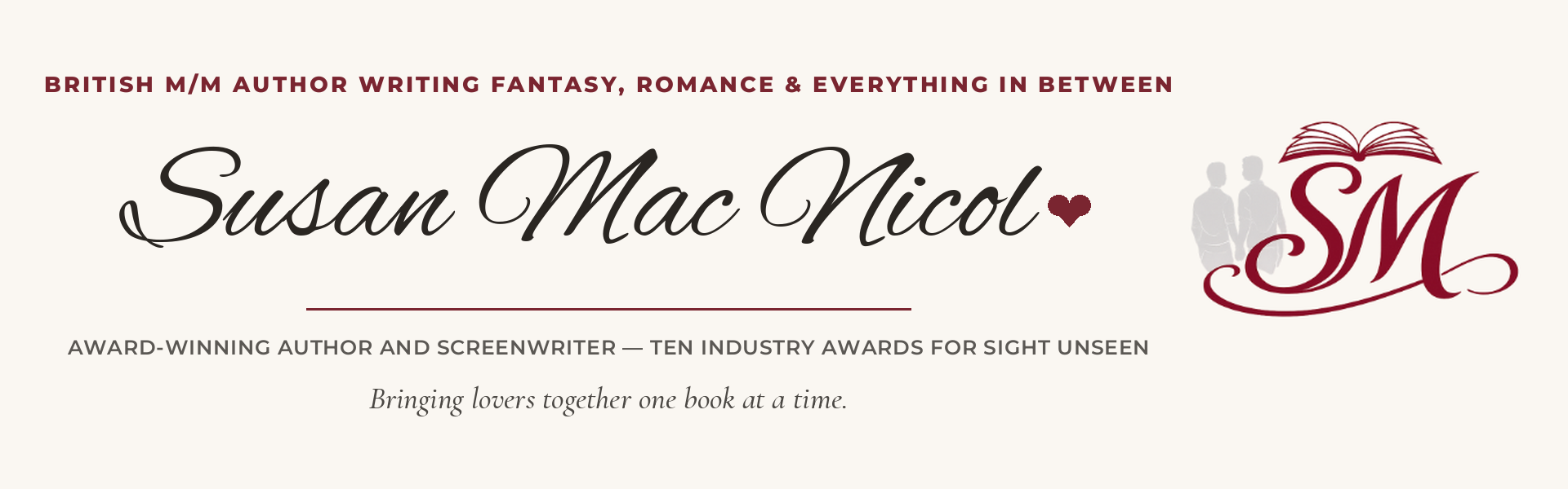 Susan Mac Nicol Author Brand Banner
